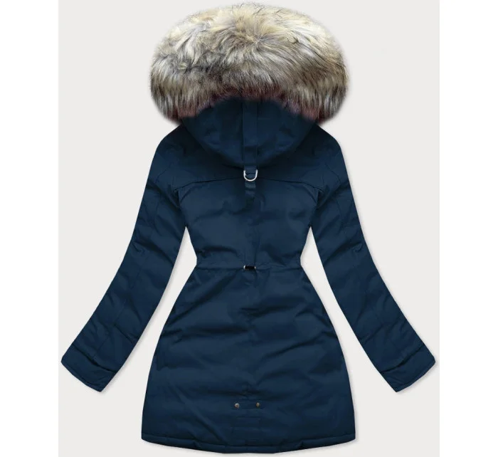 DWUSTRONNA DAMSKA KURTKA ZIMOWA Z KAPTUREM model 21241910 - SPEED.A