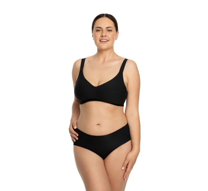 Dámský sportovní top Jelly bra comfort black - JULIMEX Dámský sportovní top Jelly bra comfort black - JULIMEX