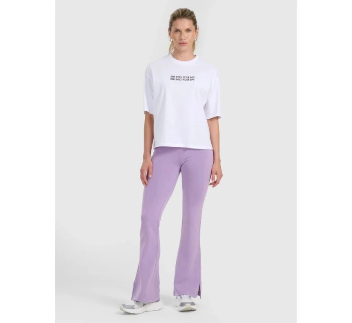 Dámské tričko oversize s potiskem model 21736491 dámské - 4F Dámské tričko oversize s potiskem model 21736491 dámské - 4F