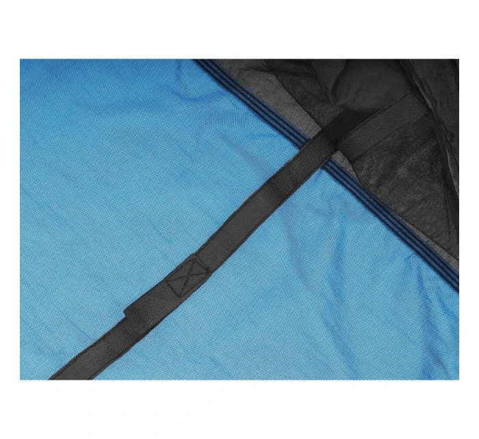 TURISTICKÁ HOUPACÍ SÍŤ PRO 2 OSOBY 270X140CM S MOSKYTIÉROU MODRÁ