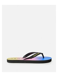 Plážové žabky RIP CURL Lazed Fade Bloom Open Toe – tyrkysové