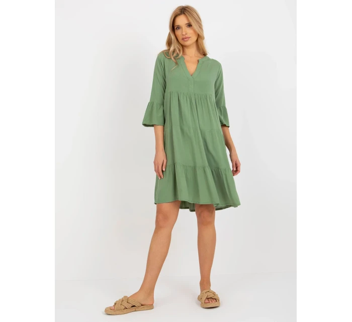 Šaty D73761M30214C khaki