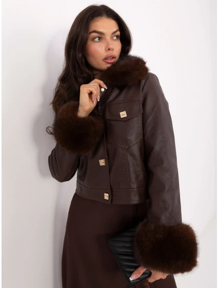 Bunda MBM KR PU25 017.97P hnědá