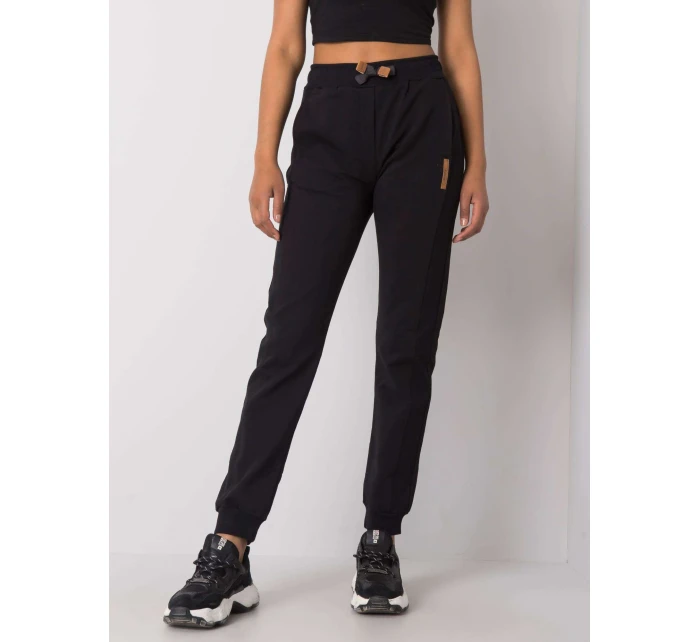 Spodnie dresowe RV DR model 20961730 czarny - FPrice Spodnie dresowe RV DR model 20961730 czarny - FPrice