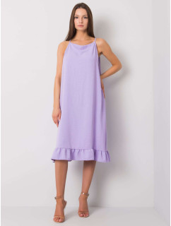 Světle fialové šaty na ramínka od Simone