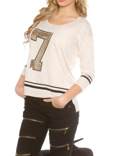Trendy Koucla pullover with sequins