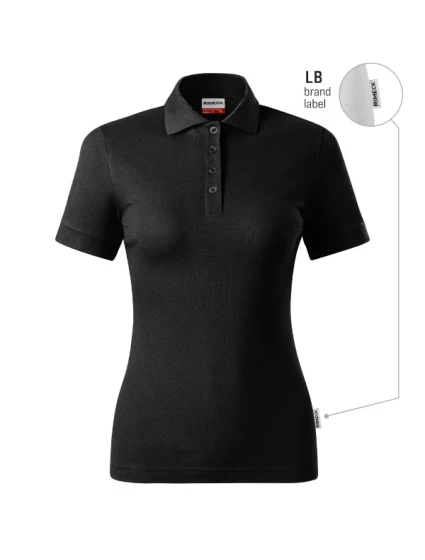 Resist Heavy Polo polokošile dámská černá 01 (brand label)