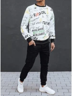Pánská bílá mikina Dstreet model 21978890 - FashionStreet Pánská bílá mikina Dstreet model 21978890 - FashionStreet