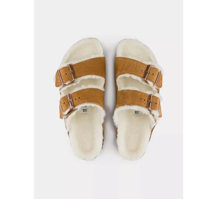 Žabky Birkenstock Arizona Shearling Mink W 1001135