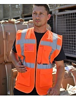 – Larisa Multifunkční síťovaná vesta hi vis yellow model 22451847 - Korntex – Larisa Multifunkční síťovaná vesta hi vis yellow model 22451847 - Korntex