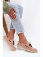 Dámské mokasíny s tkaničkou světle růžové Calivra Dámské mokasíny s tkaničkou světle růžové Calivra