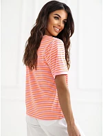 T shirt IT TS model 22084308 ciemny różowy - FPrice T shirt IT TS model 22084308 ciemny różowy - FPrice