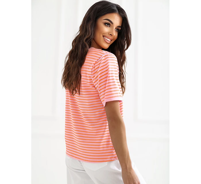 T shirt IT TS model 22084308 ciemny różowy - FPrice T shirt IT TS model 22084308 ciemny różowy - FPrice