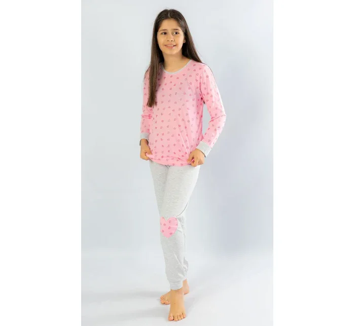 Dětské pyžamo dlouhé Srdíčko