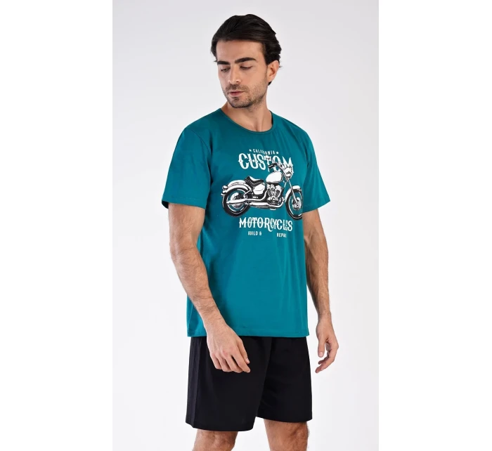 Pánské pyžamo šortky Motocykl