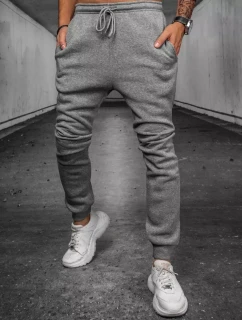 Pánské světle šedé kalhoty model 21967318 - Dstreet