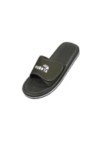 Žabky Kubota na suchý zip v khaki barvě K0000-100-005-19-1