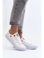 Dámské Klasické Nízké Tenisky BIG STAR AA274010 Bile Dámské Klasické Nízké Tenisky BIG STAR AA274010 Bile