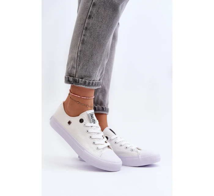 Dámské Klasické Nízké Tenisky BIG STAR AA274010 Bile Dámské Klasické Nízké Tenisky BIG STAR AA274010 Bile