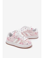 Lesklé Dětské Sportovní Boty Srdíčka Růžové Tessina Lesklé Dětské Sportovní Boty Srdíčka Růžové Tessina