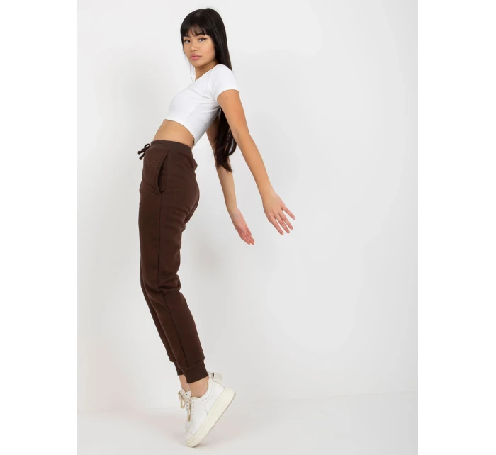 Dámské kalhoty TW SP 2003 kalhoty.02 tmavě hnědá - FPrice