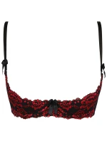 Podprsenka V-10011 černá/červená - Axami Podprsenka V-10011 černá/červená - Axami