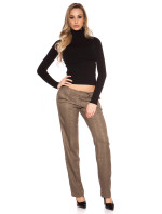 Sexy KouCla pants in square look with glitter