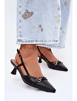 Sandály na podpatku  model 227444 Step in style