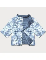 Světle oboustranná dámská plus size bunda se 3/4 rukávy model 21073862 - MINORITY