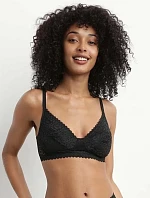 Dámská podprsenka bez kostic DIM DAILY DENTELLE WIREFREE SOFT CUP BRA - DIM - černá