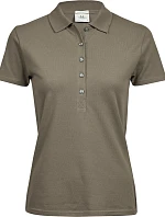 Tee Jays TJ 145 Dámské luxusní těžké strečové piqué polo 18.0145 clay