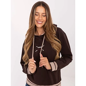 Bluza RV BL model 21314511 ciemny brązowy - FPrice Bluza RV BL model 21314511 ciemny brązowy - FPrice