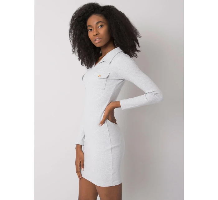 Šaty RV SK 7435.38 světle šedá