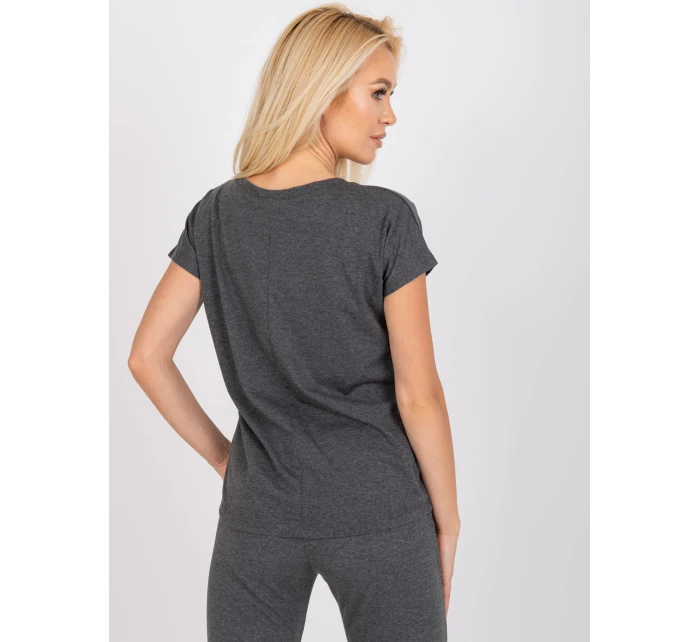 Tričko RV TS 4832.28P tmavě šedá