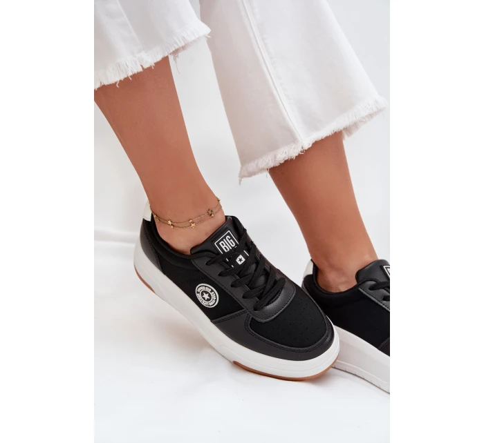 Dámské tenisky na platformě Big Star HI-POLY SYSTEM – černé Dámské tenisky na platformě Big Star HI-POLY SYSTEM – černé