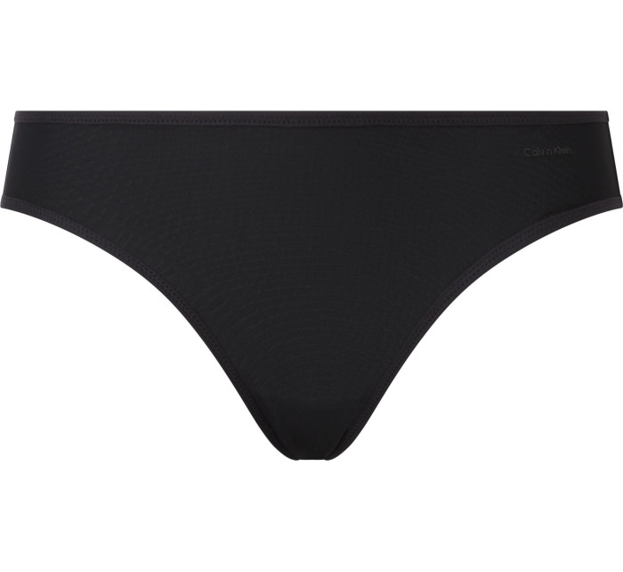 Dámské kalhotky Bikini Briefs Sheer Marquisette 000QF6817EUB1 černá - Calvin Klein