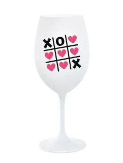 PIŠKVORKY - bílá sklenice na víno 350 ml