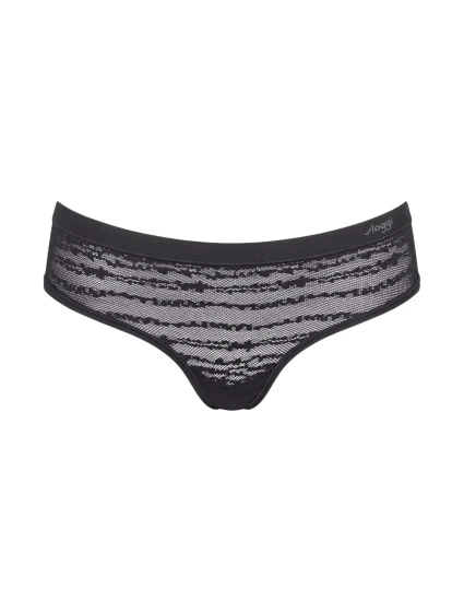 Dámské kalhotky FREE Evolve Hipster Lace - BLACK - černé 0004 - SLOGGI