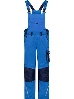 Daiber JN 1833 (94-110) Pracovní kalhoty s laclem - Strong 02.133L royal/navy