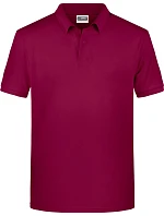 Daiber 8010 Pánské piqué polo z bio bavlny 02.8010 wine Daiber 8010 Pánské piqué polo z bio bavlny 02.8010 wine