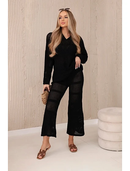 Plážový set z černý model 20247418 - K-Fashion Plážový set z černý model 20247418 - K-Fashion