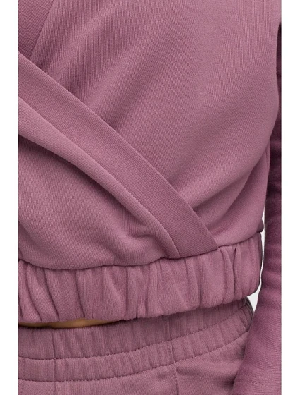 model 21047176 Zavinovací mikina s předním dílem heather - BeWear model 21047176 Zavinovací mikina s předním dílem heather - BeWear