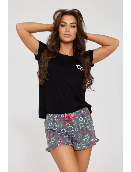 DÁMSKÉ PYŽAMO KR 520/334 SYMBOLY LÁSKY