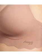 Dámská podprsenka ZERO Microfibre 2.0 Soft bra - CAMEO BROWN - sv. hnědá 00ME - SLOGGI