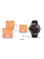 Černý silikonový řemínek model 21805555 - VELTORI