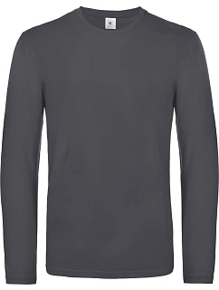 B&C #E190 LSL Tričko s dlouhým rukávem z těžké bavlny model 22495985 dark grey