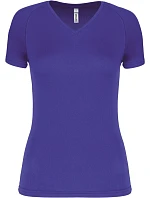 Kariban ProAct PA 477 Dámské sportovní tričko s výstřihem do V 20.P477 violet Kariban ProAct PA 477 Dámské sportovní tričko s výstřihem do V 20.P477 violet