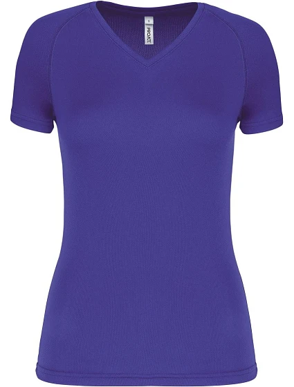Kariban ProAct PA 477 Dámské sportovní tričko s výstřihem do V 20.P477 violet Kariban ProAct PA 477 Dámské sportovní tričko s výstřihem do V 20.P477 violet