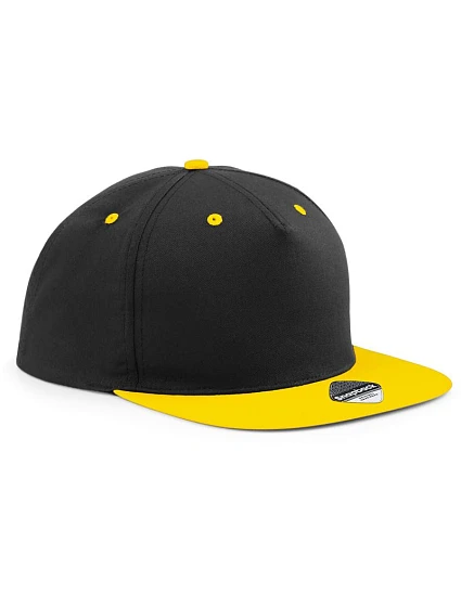 Beechfield B 610C 5 panelová Snapback kontrastní kšiltovka 53.610C black/yellow Beechfield B 610C 5 panelová Snapback kontrastní kšiltovka 53.610C black/yellow
