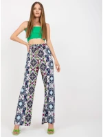 DHJ SP 13587 kalhoty.66P černá a modrá